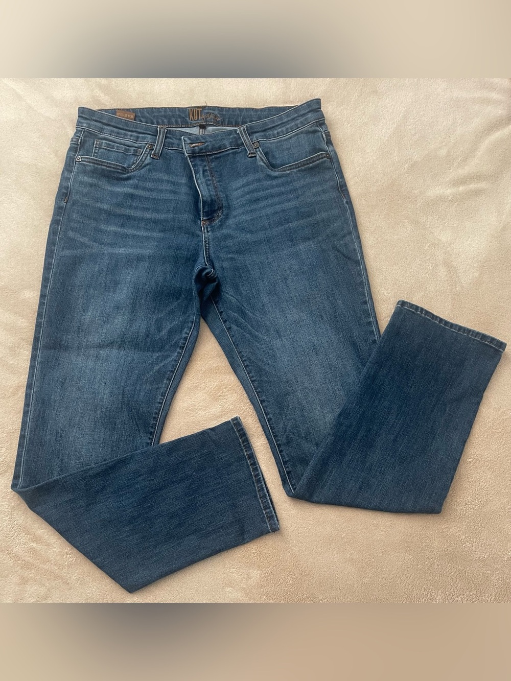 Kut from the Kloth Men's Dark Blue Slim Straight Jeans